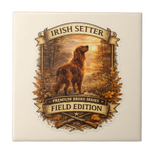 Irish Setter Ceramic Tile