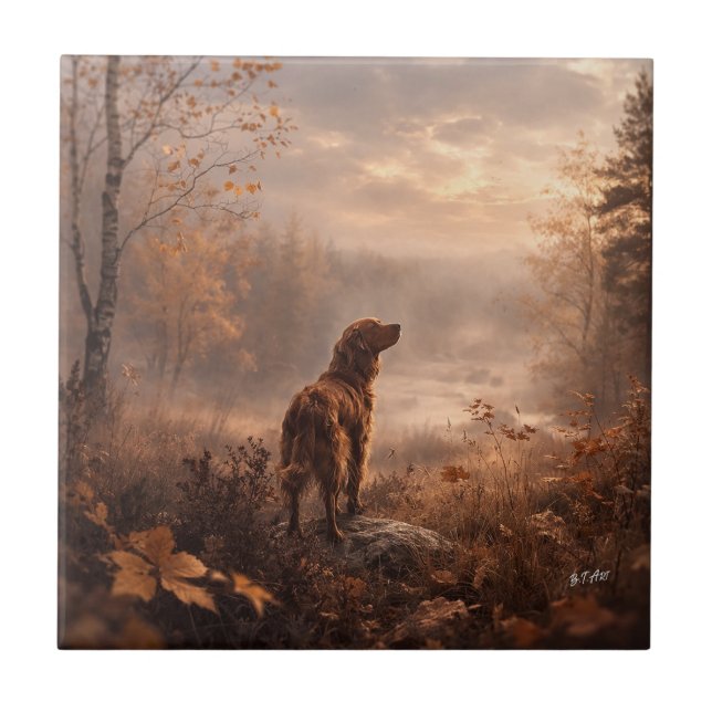 Irish Setter Ceramic Tile (Front)