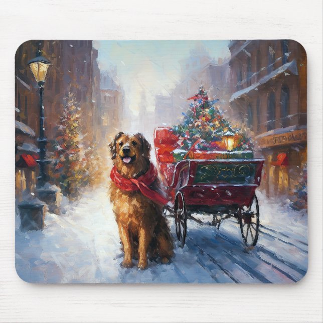 Irish Setter Christmas Festive Season  Mouse Pad (Front)