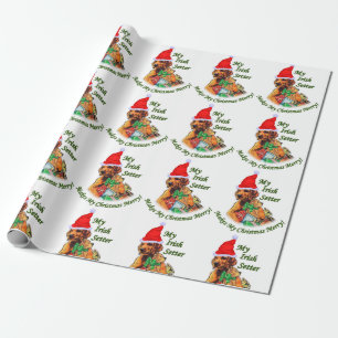 Irish Setter Christmas Wrapping Paper