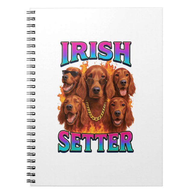 Irish Setter Copy Notebook (Front)