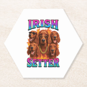 Irish Setter Copy Paper Coaster