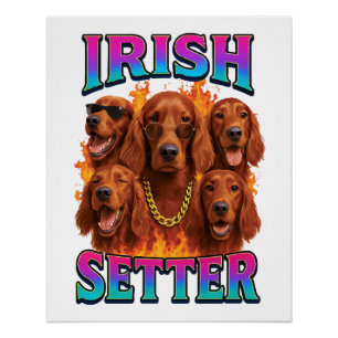 Irish Setter Copy Poster