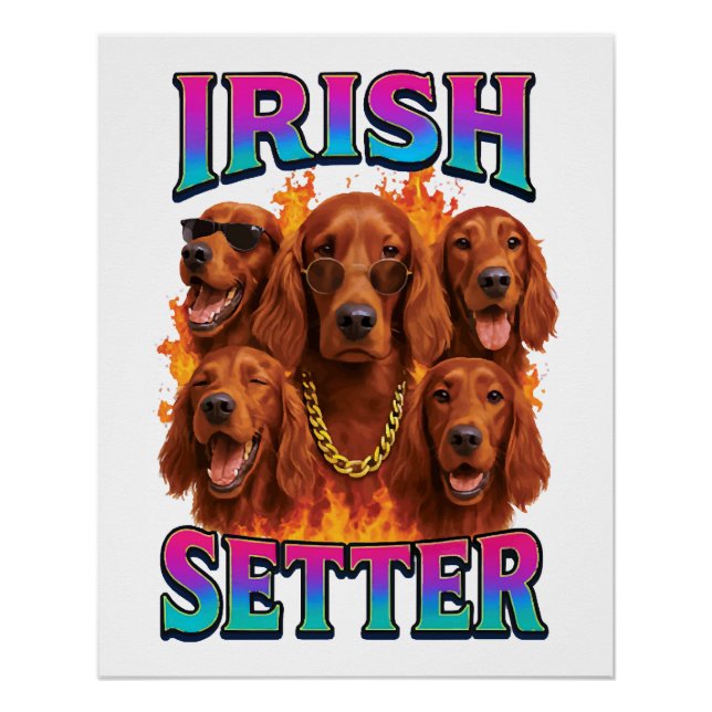 Irish Setter Copy Poster (Front)
