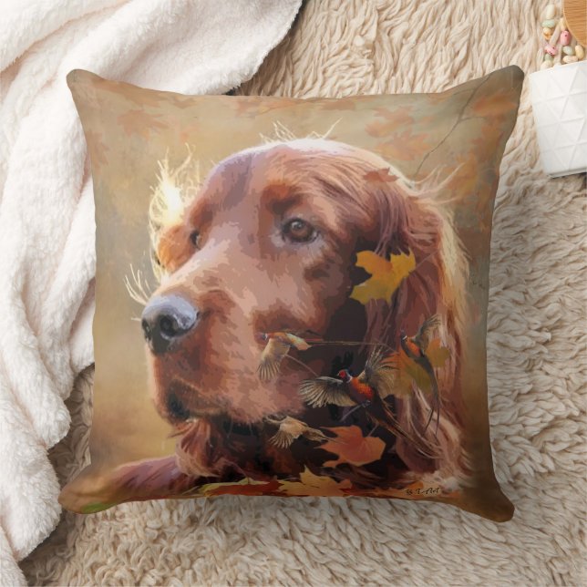  Irish Setter Cushion (Blanket)