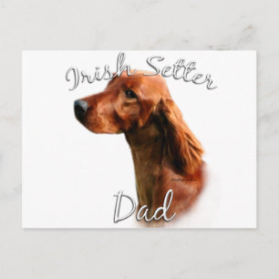 Irish Setter Dad 2 Postcard
