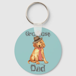 Irish Setter Dad Key Ring
