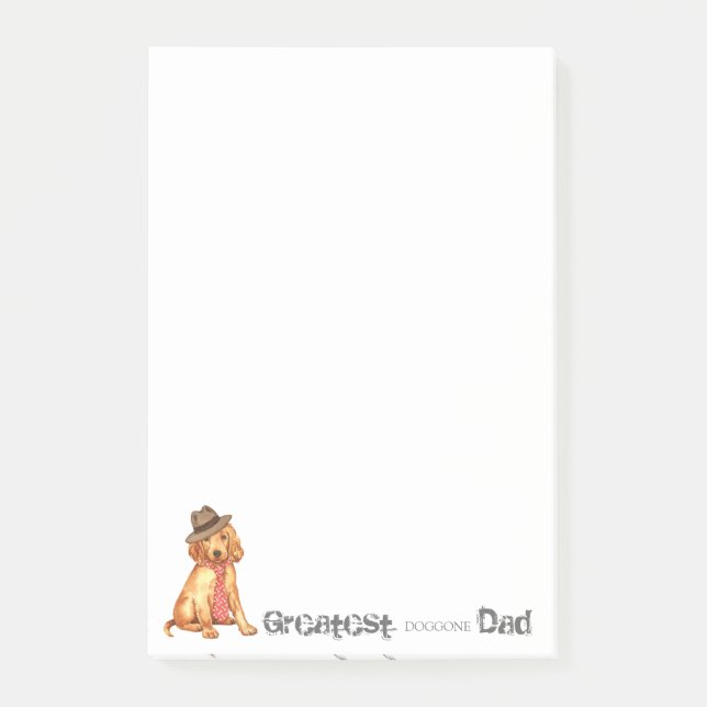 Irish Setter Dad Post-it Notes (Front)
