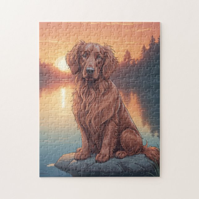 Irish Setter dog Jigsaw Puzzle (Vertical)