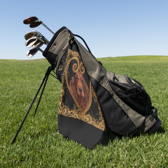  IRISH SETTER GOLF TOWEL (Green)