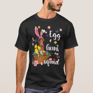 Irish Setter Happy Easter Day Easter Colourful Egg T-Shirt