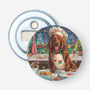 Irish Setter Holiday Baking: Festive Christmas Bottle Opener