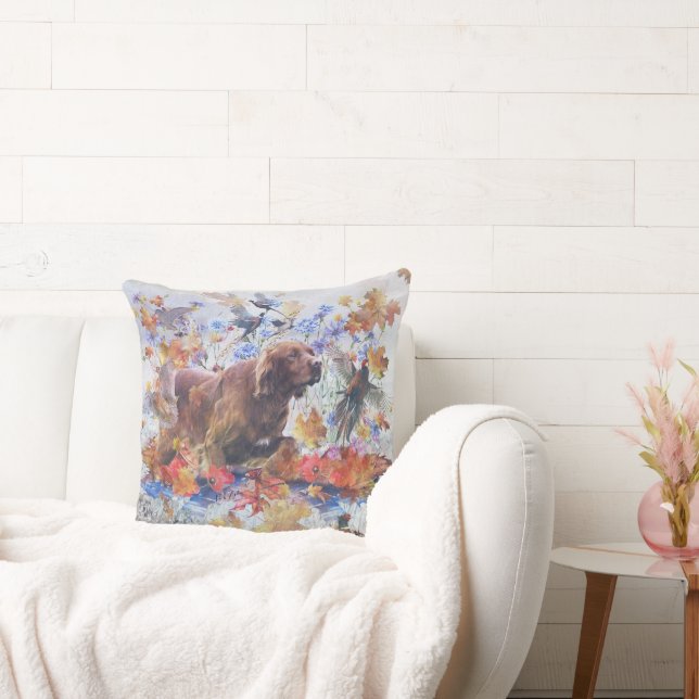 Irish Setter hunting  Cushion (Couch)