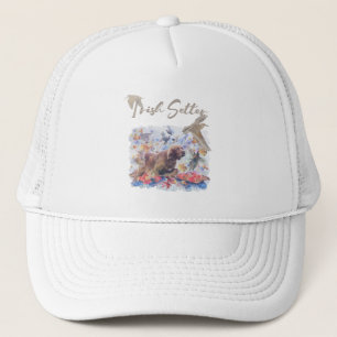 Irish Setter hunting Trucker Hat