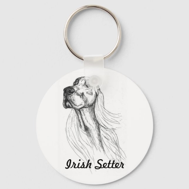 Irish Setter Key Ring (Front)
