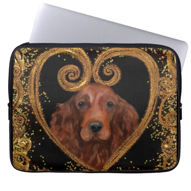  IRISH SETTER LAPTOP SLEEVE (Front)