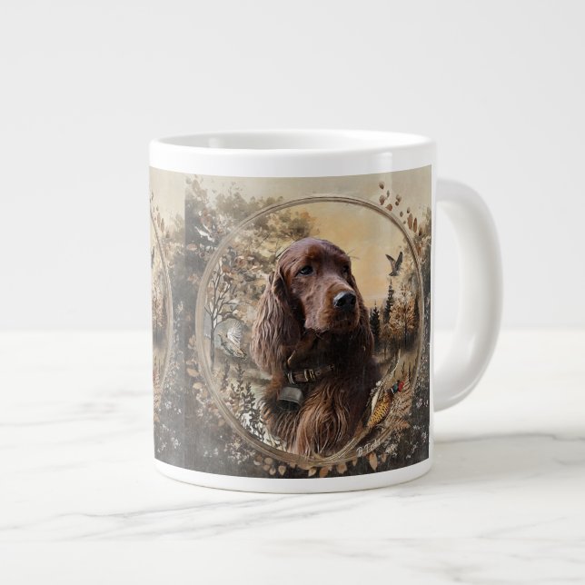  Irish  Setter Large Coffee Mug (Front Right)
