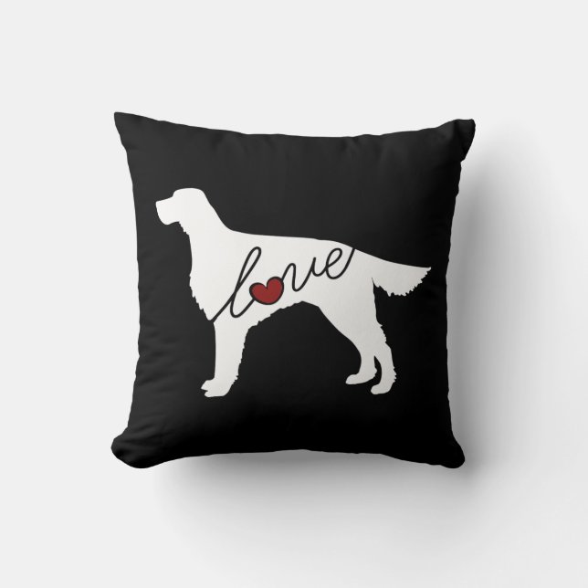Irish Setter Love Cushion (Front)