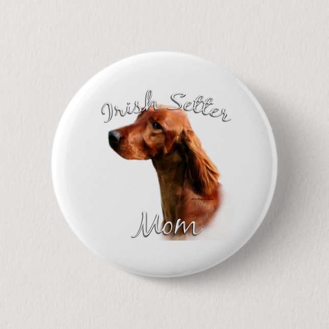 Irish Setter Mum 2 6 Cm Round Badge (Front)
