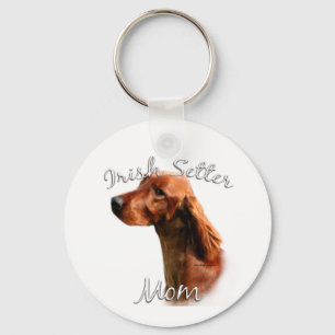Irish Setter Mum 2 Key Ring