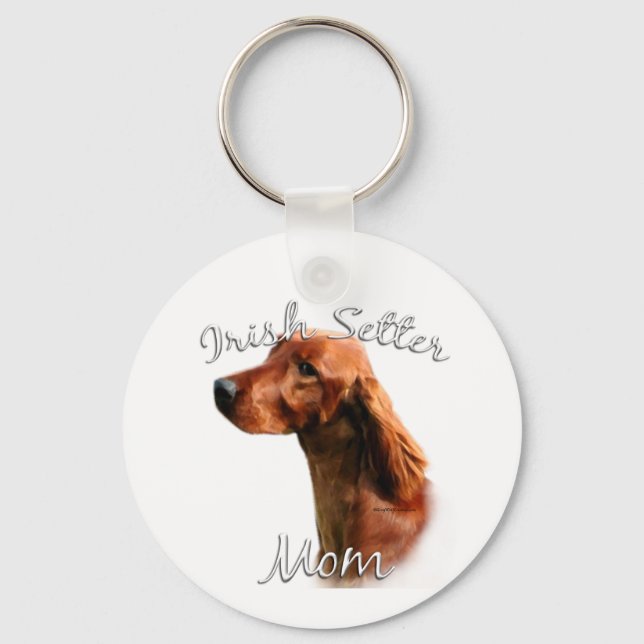 Irish Setter Mum 2 Key Ring (Front)
