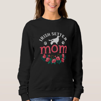 Irish Setter Mum  Womens Cute Dog  Christmas Mum Sweatshirt