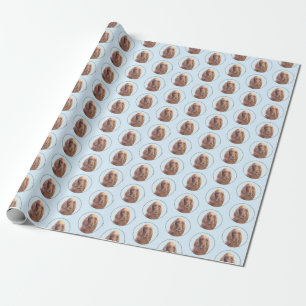 Irish Setter Painting - Cute Original Dog Art Wrapping Paper