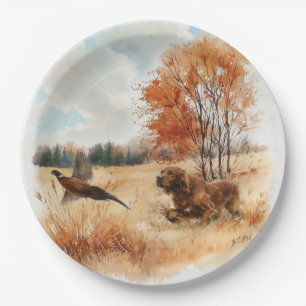 Irish Setter Paper Plate