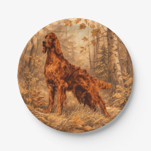 Irish Setter, Paper Plate