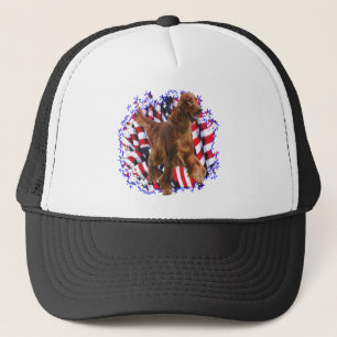 Irish Setter Patriot Trucker Hat
