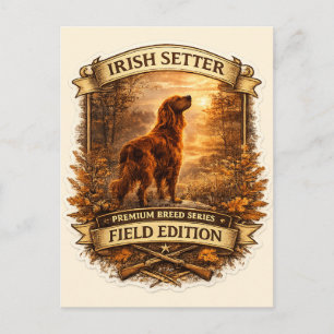 Irish Setter Postcard