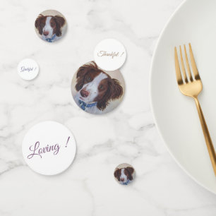 Irish Setter Puppy Birthday Confetti