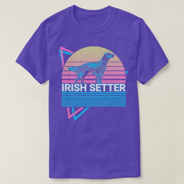 Irish Setter Retro T-Shirt (Design Front)