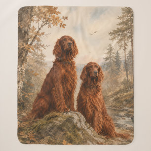 Irish Setter Sherpa Blanket