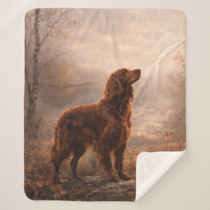 Irish Setter Sherpa Blanket