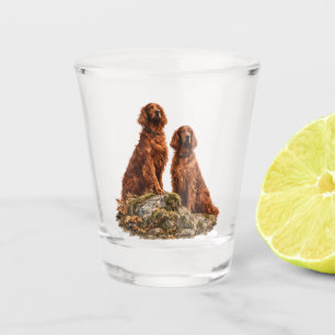 Irish Setter Shot Glass