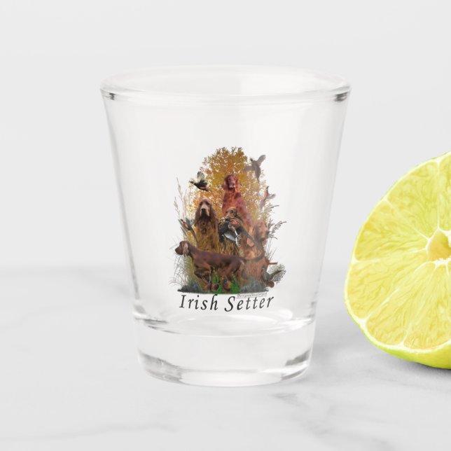 Irish Setter   Shot Glass (Front)