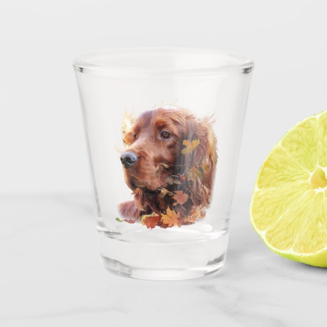  Irish Setter Shot Glass (Front)