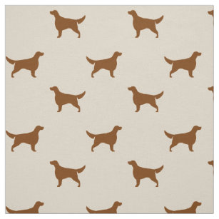 Irish Setter Silhouettes Pattern   Dog Breed Fabric
