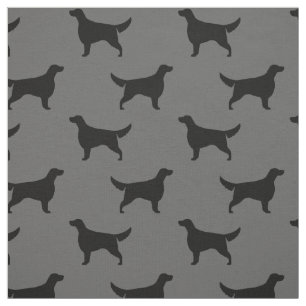 Irish Setter Silhouettes Pattern Fabric