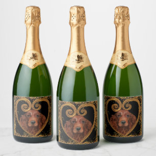 IRISH SETTER SPARKLING WINE LABEL