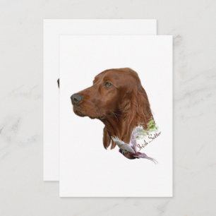 Irish Setter        Thank You Card