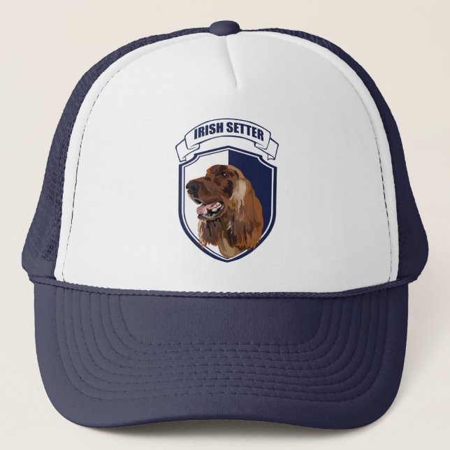 Irish setter trucker hat (Front)