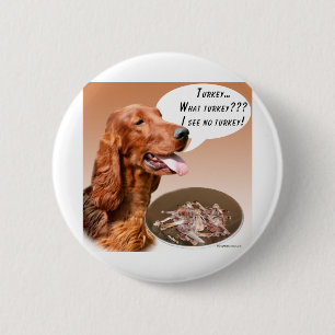 Irish Setter Turkey 6 Cm Round Badge