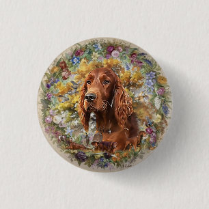 Irish Setter - Ultimate Upland Bird Dog 3 Cm Round Badge