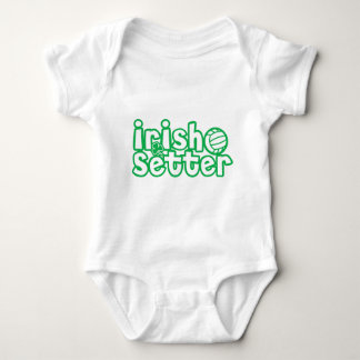 Irish Setter Volleyball Design Baby Bodysuit