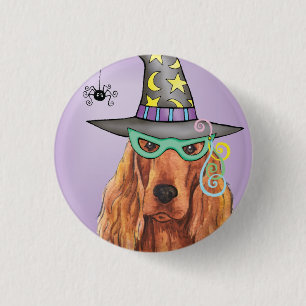 Irish Setter Witch 3 Cm Round Badge