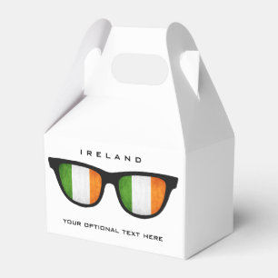 Irish Shades custom text & colour favour box