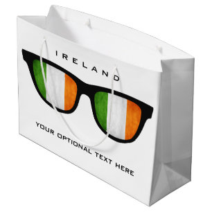 Irish Shades custom text & colour gift bag