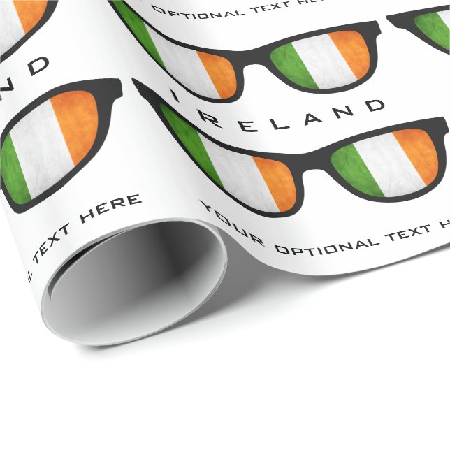Irish Shades custom text & colour gift wrap (Roll Corner)